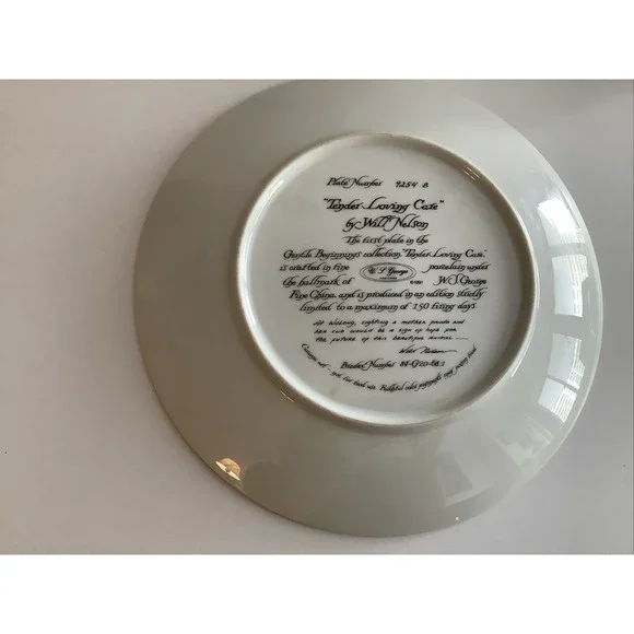 The Panda By Will Nelson Bradex Collector Plate Endangered Species 1988 Series - Picture 4 of 6